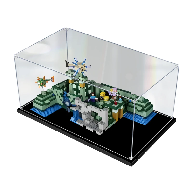 Акриловая витрина размером 45 x 30 x 20 см и 2 мм для конструкторов Lego 21136 