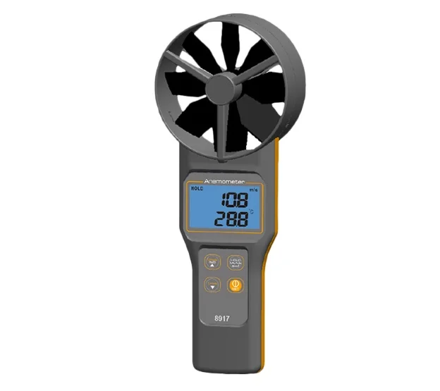 AZ8917 высокоточный анемометр для измерения температуры и влажности влажная лампа для определения точки росы анемометр
