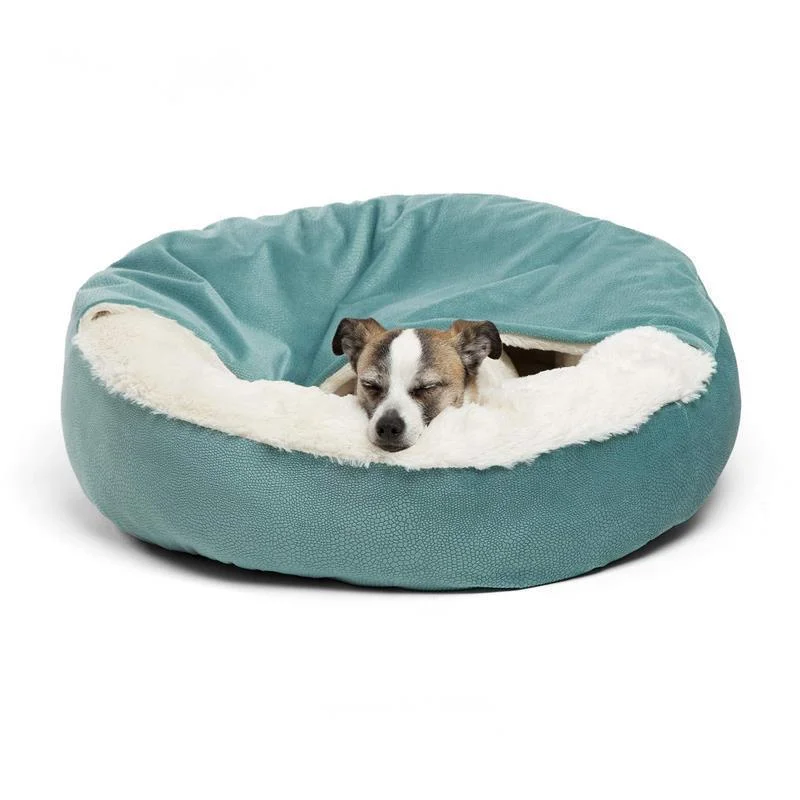 Зимняя теплая кровать для собаки с капюшоном, одеяло, водонепроницаемая грязеотталкивающая игрушка для кошек, домик для щенков, можно стирать в машине